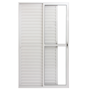 Porta Balcão 3 Folhas Veneziana 210x120 Branco Linha 22