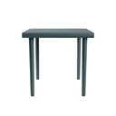 Ver imagem 2 de Mesa de Jantar Quadrada Linea Rivatti Area Externa Polipropileno (PP) Azul Aura Tampo Quadrado 80 cm