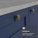 Ver mais imagens de Armário Aéreo 50cm 1 Porta Branco/azul Vik Madesa