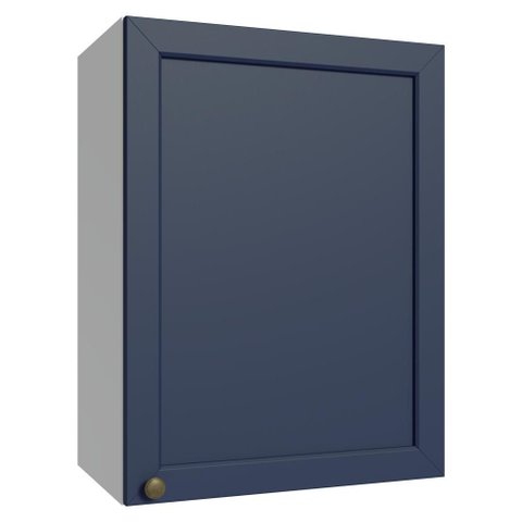 Armário Aéreo 50cm 1 Porta Branco/azul Vik Madesa