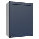 Ver imagem 1 de Armário Aéreo 50cm 1 Porta Branco/azul Vik Madesa