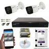 Kit Cftv 2 Câmeras Luxvision 720p Dvr 4 Canais Luxvision ECD 5 em 1 + HD WDP 2TB - 1