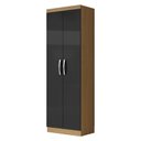 Ver imagem 4 de Cômoda 8 Gavetas 2014148 e Armário Multiuso New 2000192 Atacama Grafite - Aramóveis