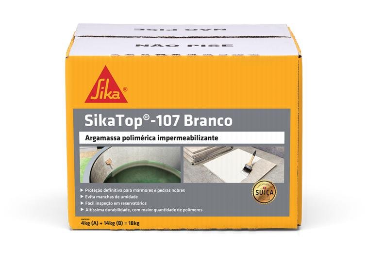 Impermeabilizante Sikatop 107 Branco 18kg - Sika