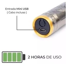 Cortador Dourado Recarregável: Autonomia de Uso - 3