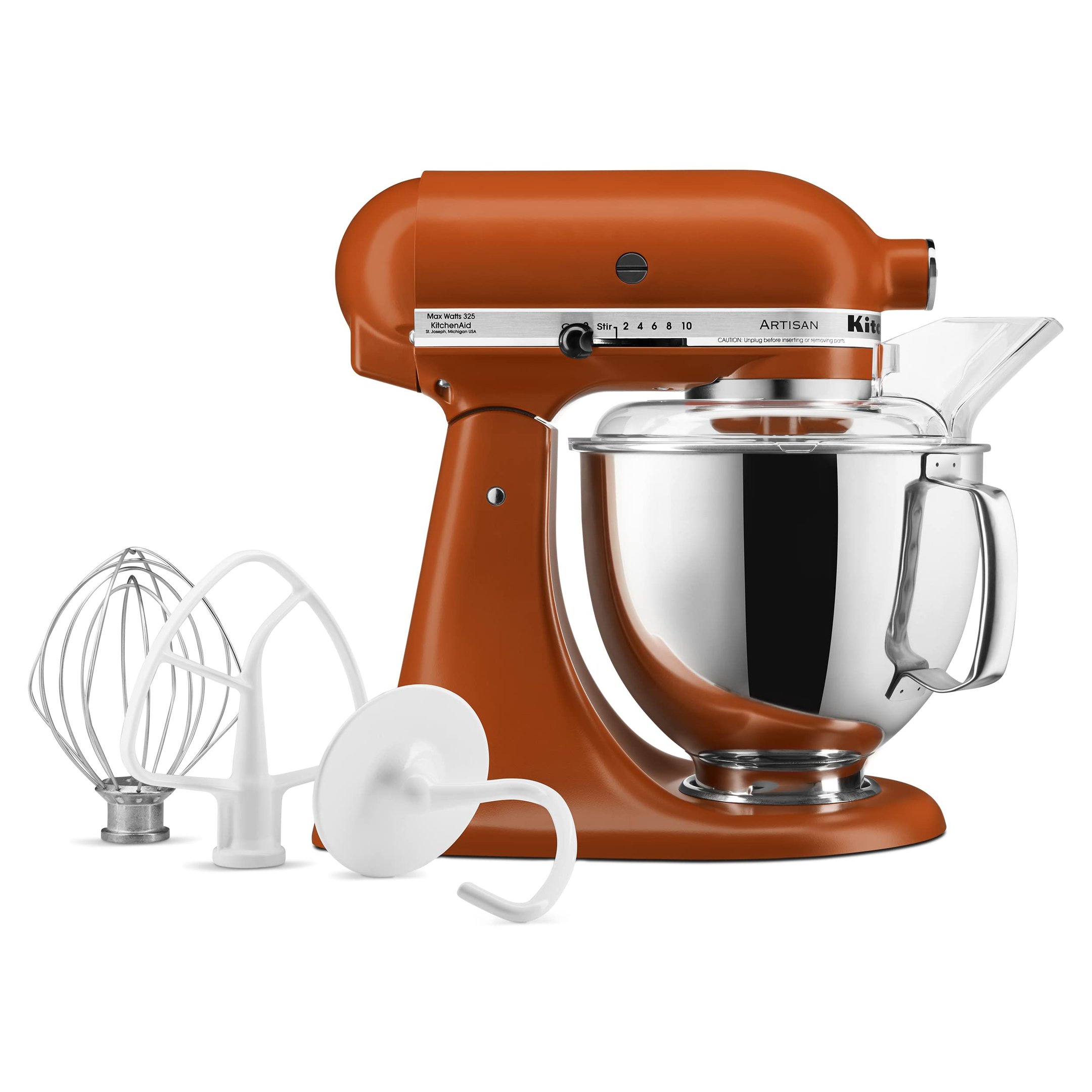 Kitchenaid Artisan 5qt Mixer com Bowl Inox, Laranja Queimada - 5