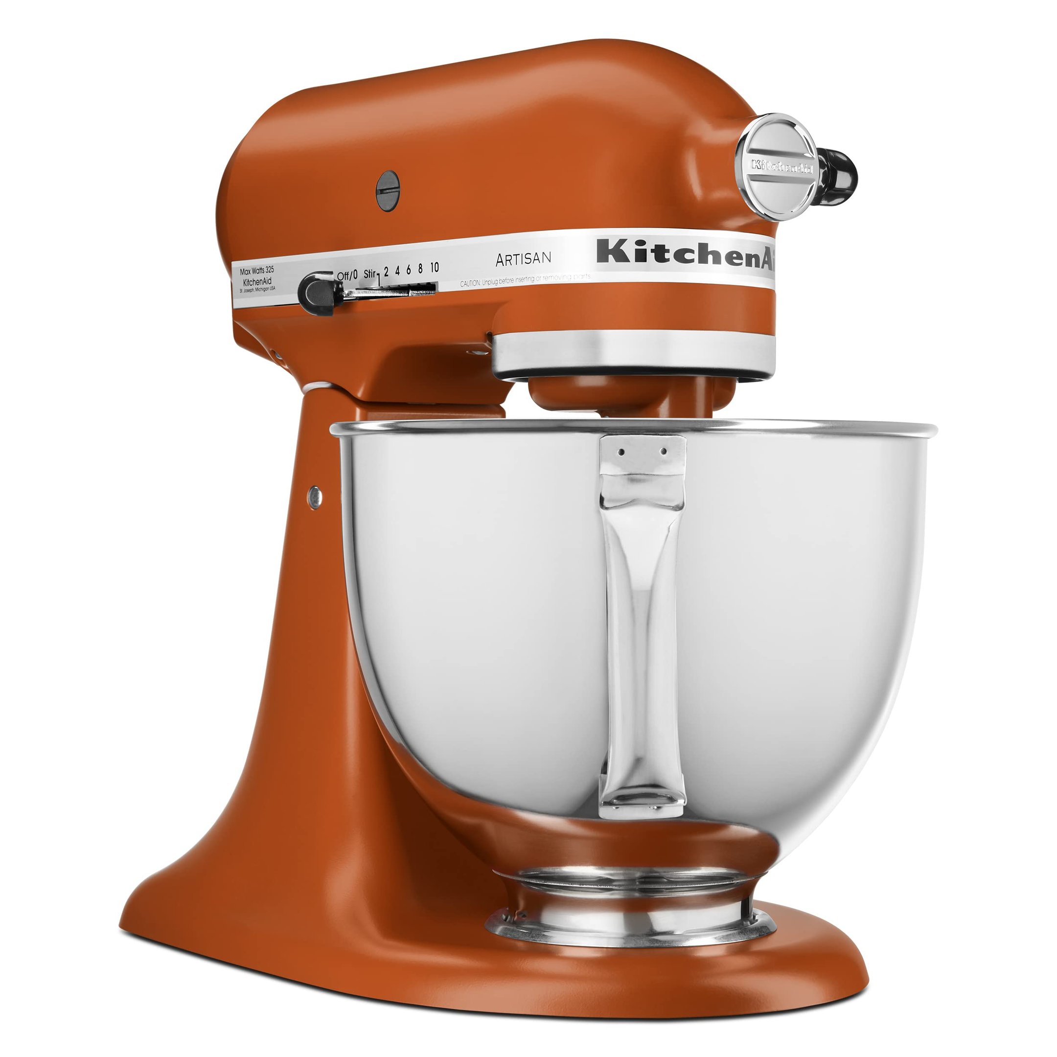 Kitchenaid Artisan 5qt Mixer com Bowl Inox, Laranja Queimada - 2