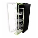 Ver imagem 1 de Coluna Organizadora 8800 04 Cestos 420x1.300-1.500x470mm Cromada Jomer 01 Unidade