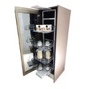 Ver imagem 2 de Coluna Organizadora 8800 04 Cestos 420x1.300-1.500x470mm Cromada Jomer 01 Unidade