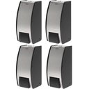 Ver imagem 1 de 4 Dispensers de Parede para Sabonete Espuma Inox 800ml Brinox Decorline para Banheiro