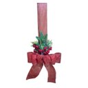 Ver imagem 1 de Escapulário Natalino para Decorar Porta - Vermelho