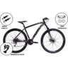 Bicicleta Aro 29 Mtb Ecos Aluminio 27 Marchas Cambio Shimano Altus Freios A Disco Hidraulico - Preto - 1