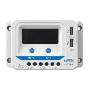 Controlador de Carga Programável Viewstar VS6024AU 60A (12/24V) com Display