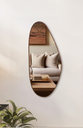 Ver imagem 1 de Espelho Decorativo Orgânico 06 com Moldura Lâmina de Madeira