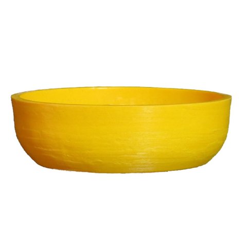 Vaso Planta 55x20 Bacia Cuia Polietileno - AMARELO GIRASSOL 007
