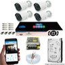 Kit Cftv 4 Câmeras AHD-M 720p Dvr 4 Canais Newprotec 5 em 1 Full HD + 320 GB - 1