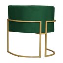 Ver imagem 6 de Kit 02 Poltronas Decorativa Luana Luxo Veludo Cores - DS Estofados - Verde