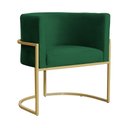 Ver imagem 2 de Kit 02 Poltronas Decorativa Luana Luxo Veludo Cores - DS Estofados - Verde