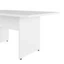 Ver imagem 5 de Mesa Reunião Escritório 160cm X 80cm Branco Pé Painel F5 Cor:branco