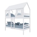 Ver imagem 2 de Beliche Casinha Encantada Madeira Maciça Branco Megamobilia