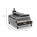 Ver imagem 4 de Chapa para Lanche Sanduicheira a Gás com Prensa Lisa 49cm