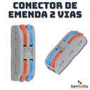 Ver imagem 3 de Kit 10 Conectores Emenda Fio Alavanca 2 Vias 32a Anti-chamas