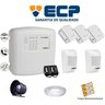 Kit de Alarme Max 4 Residencial Ecp com 3 Sensores Magnético 2 Sensores Infravermelho sem Fio C/ - 1