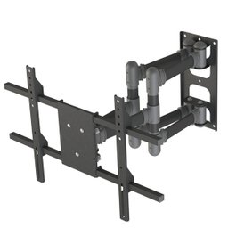 Suporte Tv 40 a 100 Pol Tri-articulado, Inclinação, Reforçado Stpa-100 Preto - 2