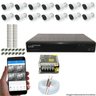 Kit Cftv 14 Câmeras AHD-M 720p Dvr 16 Canais Luxvision 5 em 1 + ACESSORIOS - 1