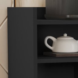 BUFFET APARADOR CANTINHO DO CAFE CELTA 3 PORTAS:BLACK - 3