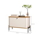 Ver imagem 2 de Conjunto Mesa de Cabeceira Albania Off White Nature Preto
