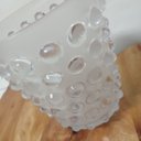 Ver imagem 4 de Vaso Decorativo de Vidro Transparente 20x16x16cm Enfeite Sala Mesa Estante