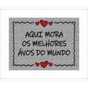 Ver imagem 1 de Tapete Capacho Aqui Mora Os Melhores Avós do Mundo