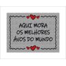 Tapete Capacho Aqui Mora Os Melhores Avós do Mundo - 1