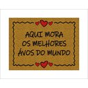 Ver imagem 3 de Tapete Capacho Aqui Mora Os Melhores Avós do Mundo