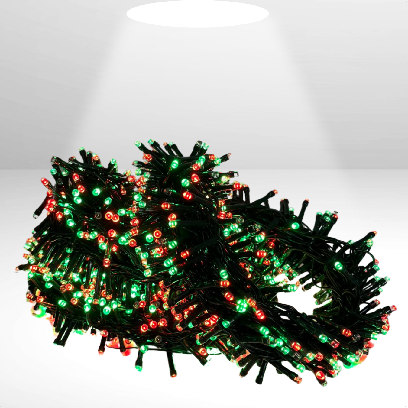 Pisca Natal Led Strobo 40 Metros 1400 Leds Vermelho e Verde Cordão Prova D'água Vermelho e Verde - 3