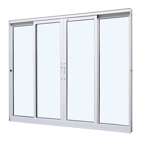 Janela Caribe 4 Folhas 150x100cm Branca - 1002-101 - Jap
