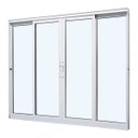 Ver imagem 1 de Janela Caribe 4 Folhas 150x100cm Branca - 1002-101 - Jap
