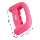 Ver imagem 4 de Peso De Mao Halter Boxing Dumbell 1kg Revestido Musculacao Treino Fitness Exercicio Fisico Academia 