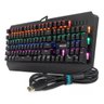 Teclado Mecânico Gamer Philips Usb Led Rgb Luminoso 8403 - 1