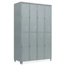 Ver imagem 1 de Armário Roupeiro de Aço Vestiário 8 Portas Locker