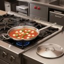 Ver imagem 7 de Jogo de Panelas Profissionais Brinox 32cm Inox Fundo Triplo Cozinha Industrial Restaurante