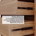 Ver imagem 5 de Guarda-Roupa Casal 6 Portas com Pé e Espelho Interno Giratório 199cm 100% MDF Paraty Espresso Móveis Bege/Cinamomo/Off White