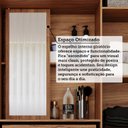 Ver imagem 7 de Guarda-Roupa Casal 6 Portas com Pé e Espelho Interno Giratório 199cm 100% MDF Paraty Espresso Móveis Bege/Cinamomo/Off White