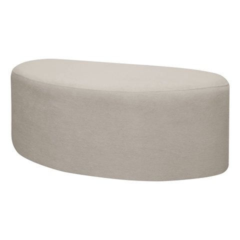 Puff Orgânico Palermo 100cm Bouclê - Sofa Store:bouclê Bege