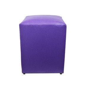Puff Quadrado Roxo – Moderno, Confortável e Versátil