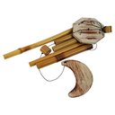 Ver imagem 1 de Sino Mensageiro Ventos Bambu Lua Sala Quarto Jardim 50cm