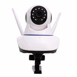 Câmera IP Sem Fio Wifi HD 720p Robo Wireless Visão Noturna com Micro SD 32GB - 3