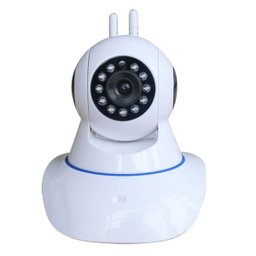 Câmera IP Sem Fio Wifi HD 720p Robo Wireless Visão Noturna com Micro SD 32GB - 2