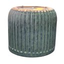 Ver imagem 5 de Vaso de Cerâmica Violeta (15) Verde Acinzentado Burguina